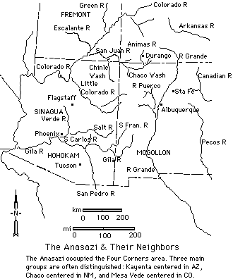 Jordan Anasazi Area Map