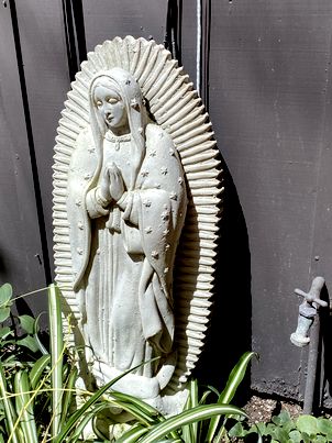 Virgin of Guadalupe as Garden Gnome